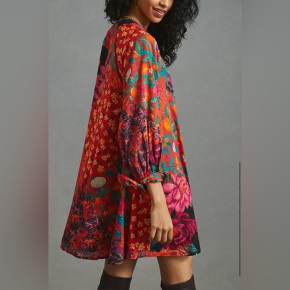 Farm Rio Printed Mini Tunic Dress - Picture 2 of 2